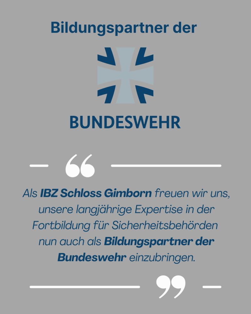 Das IBZ ist Bildungspartner der Bundeswehr