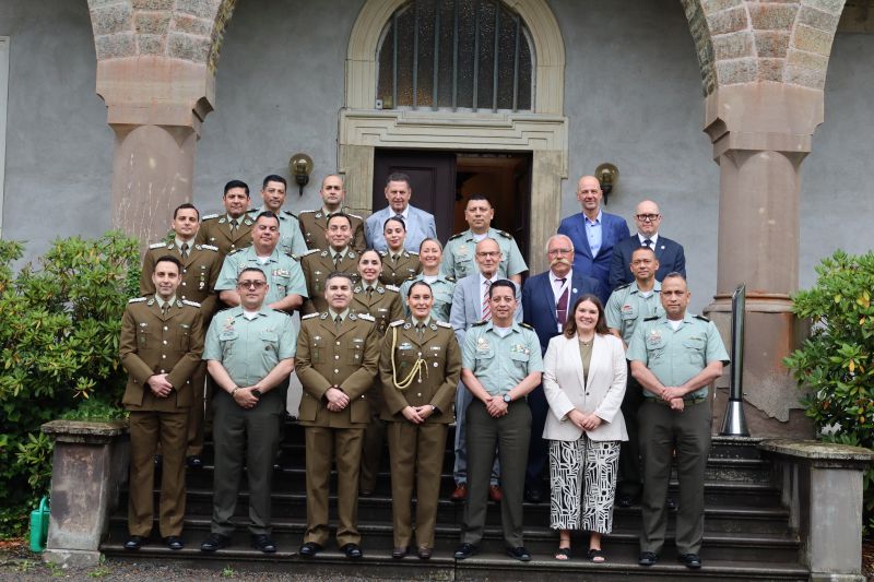 Führungsprogramm mit Polizei aus Kolumbien und Chile